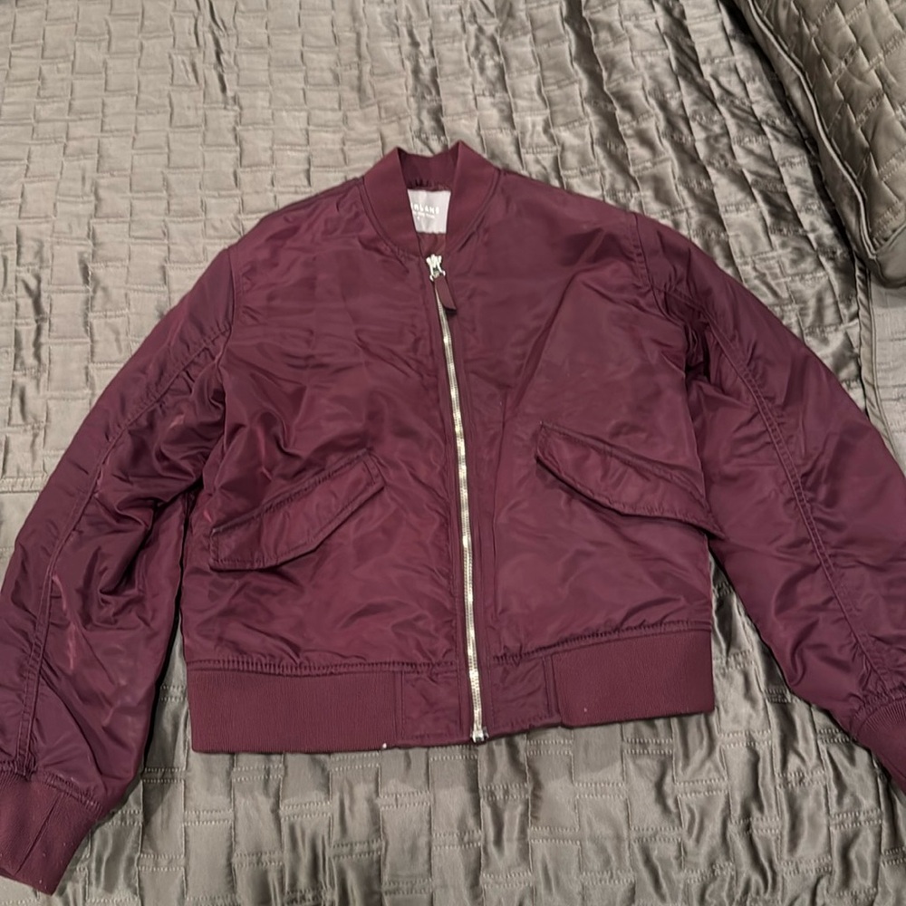 Everlane Nylon Bomber Jacket Small - image 2